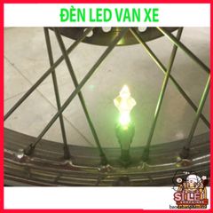 Đèn LED Gắn Van Xe - 7 Màu Sáng Tạo Ánh Sáng Độc Đáo Khi Di Chuyển, Phụ Kiện Ô Tô, Xe Máy, Xe Đạp Bền Bỉ Chống Nước