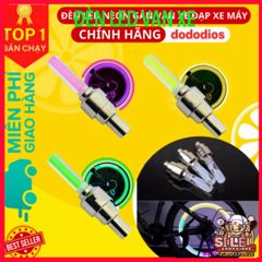 Đèn LED Neon Gắn Van Xe Đạp & Xe Máy - Chính Hãng DoDoDios, Phát Sáng Tự Động, An Toàn và Thời Trang Khi Di Chuyển