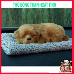 Thú Bông Chó Mèo Than Hoạt Tính Nano - Trang Trí Ô Tô Dễ Thương Giúp Khử Mùi Hôi Hiệu Quả
