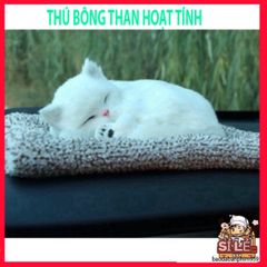 Thú Bông Chó Mèo Than Hoạt Tính Nano - Trang Trí Ô Tô Dễ Thương Giúp Khử Mùi Hôi Hiệu Quả
