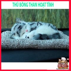 Thú Bông Chó Mèo Than Hoạt Tính Nano - Trang Trí Ô Tô Dễ Thương Giúp Khử Mùi Hôi Hiệu Quả