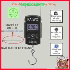 Cân Điện Tử Mini Cầm Tay 50kg - Cân Hành Lý Với Móc Treo, Thước Đo Chính Xác, Tiện Lợi Cho Du Lịch, Đi Chợ