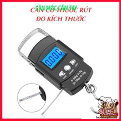 Cân Điện Tử Mini Cầm Tay 50kg - Cân Hành Lý Với Móc Treo, Thước Đo Chính Xác, Tiện Lợi Cho Du Lịch, Đi Chợ
