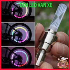 Đèn LED Trang Trí Lốp Xe Đạp - Phụ Kiện Thời Trang An Toàn Ban Đêm Cho Xe Đạp - Nắp Van Sáng Tạo, Tích Hợp Cảm Biến Thông Minh