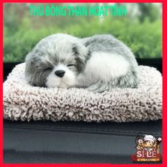 Chó Bông Dễ Thương với Than Hoạt Tính (Size 20-28cm) - Khử Mùi Hiệu Quả Cho Xe Hơi - Đồ Chơi Thú Cưng Đáng Yêu