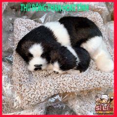 Chó Bông Dễ Thương với Than Hoạt Tính (Size 20-28cm) - Khử Mùi Hiệu Quả Cho Xe Hơi - Đồ Chơi Thú Cưng Đáng Yêu
