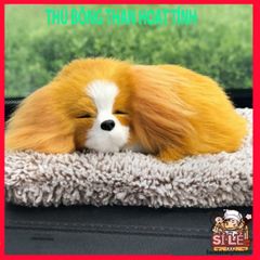 Chó Bông Dễ Thương với Than Hoạt Tính (Size 20-28cm) - Khử Mùi Hiệu Quả Cho Xe Hơi - Đồ Chơi Thú Cưng Đáng Yêu