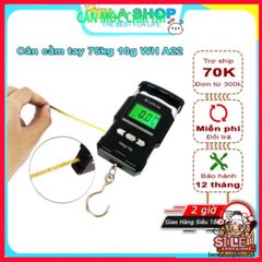 Cân Điện Tử Mini WH A22 75kg - Thiết Kế Xách Tay Thon Gọn, Màn Hình LCD Rõ Ràng, Pin AAA Dễ Thay Thế, Bảo Hành 12 Tháng