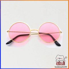 Kính Mắt Trang Điểm Mắt Tròn Phong Cách Nobita - Thời Trang Unisex Đa Màu, Phụ Kiện Nổi Bật Cho Mọi Khuôn Mặt