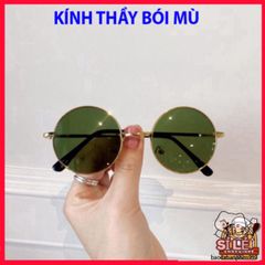 Kính Mắt Trang Điểm Mắt Tròn Phong Cách Nobita - Thời Trang Unisex Đa Màu, Phụ Kiện Nổi Bật Cho Mọi Khuôn Mặt