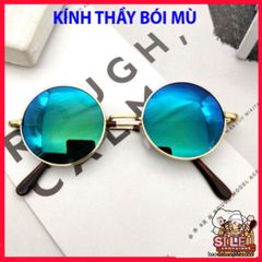 Kính Mắt Trang Điểm Mắt Tròn Phong Cách Nobita - Thời Trang Unisex Đa Màu, Phụ Kiện Nổi Bật Cho Mọi Khuôn Mặt