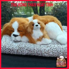 Thú Bông Chó Vàng Tai Dài Lõi Than Hoạt Tính Khử Mùi & Lọc Khí - Phụ Kiện Trang Trí Ô Tô Lành Mạnh Cho Gia Đình