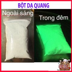 Bột Dạ Quang 100g - Phát Sáng Mạnh Trong Đêm, Bền Màu Sáng Huỳnh Quang - Giải Pháp Sáng Tạo Độc Đáo Cho Nghệ Thuật và Trang Trí