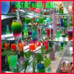 Bộ 10,000 Hạt Nở Đa Sắc Nhật Bản 100g - Hạt Trang Trí Cây Cảnh, Tạo Slime, Ngâm Nước Thú Vị