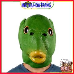 Mặt Nạ Hóa Trang Ếch Xanh & Cá Da Xanh Silicone - Độc Đáo, An Toàn Cho Tiệc Cosplay, Halloween, Giáng Sinh