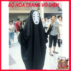 Bộ Cosplay Vô Diện Kaonashi - Trang Phục Hóa Trang Spirited Away Dành Cho Trẻ Em và Người Lớn - Costume Anime Không Thể Bỏ Qua