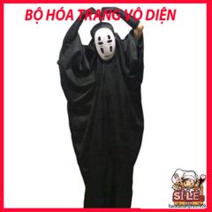 Bộ Cosplay Vô Diện Kaonashi - Trang Phục Hóa Trang Spirited Away Dành Cho Trẻ Em và Người Lớn - Costume Anime Không Thể Bỏ Qua