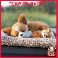 Thú Nhồi Bông Gấu Lông Mềm - Khử Mùi, Lọc Không Khí Bằng Than Hoạt Tính - Phụ Kiện Dễ Thương Cho Xe Hơi và Ngôi Nhà