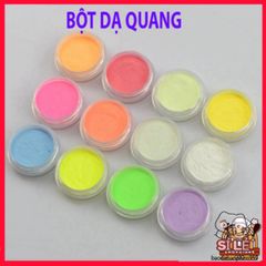 Bột Sơn Móng Tay Phát Quang Dạ Quang Lấp Lánh - Màu Neon Rực Rỡ Tỏa Sáng Trong Bóng Tối - Sáng Tạo Nghệ Thuật Làm Móng