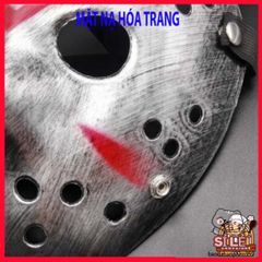 Mặt Nạ Hóa Trang Jason - Phụ Kiện Halloween Kinh Dị Độc Đáo cho Bữa Tiệc - Chất Liệu Nhựa Bền Bỉ, Thoải Mái, Phù Hợp Tất Cả Kích Cỡ