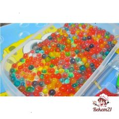 Gói 250 Gram Hạt Nở Đa Sắc Màu - Bộ 10.000 Hạt Trang Trí Cây Cảnh, Ngâm Nước Vui Chơi Slime, An Toàn Cho Sức Khỏe
