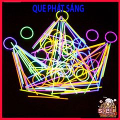 Hộp 100 Que Phát Sáng Dạ Quang Đa Màu - Lightstick Thắp Sáng Tiệc Tùng, Hoạt Động Ngoài Trời, Đầu Nối Linh Hoạt cho Trẻ Em và Gia Đình