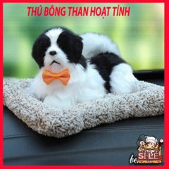 Mèo Hoa Cúc Bông Đệm Lõi Than Hoạt Tính - Khử Mùi, Lọc Không Khí Ô Tô, Phụ Kiện Dễ Thương Chó Mèo êm ái