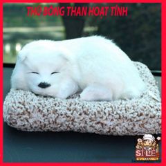 Thú Bông Hút Mùi Ô Tô Hình Chó Mèo - Đồ Trang Trí Xe Hơi Dễ Thương Với Lõi Than Hoạt Tính Khử Mùi, Lọc Không Khí 28x20cm
