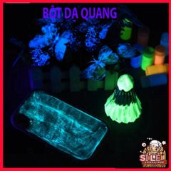 Bột màu Dạ quang siêu sáng 10g - 12 màu sắc rực rỡ, phát sáng mạnh mẽ trong bóng tối, trang trí sáng tạo cho không gian sống.