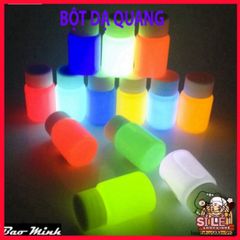 Bột Dạ Quang Siêu Sáng 20g - Bột Handmade Trang Trí Phát Sáng Trong Bóng Tối, Tạo Hiệu Ứng Nghệ Thuật Ấn Tượng