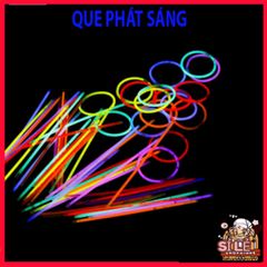 Bộ 20-100 Que Thắp Sáng Dạ Quang - Đầu Nối Vòng Tay Nhiều Màu Sắc Cho Tiệc Đêm và Hoạt Động Giải Trí
