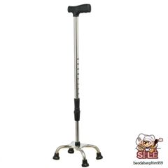 Gậy đi bộ Lucass điều chỉnh chiều cao - Gậy hỗ trợ 1 chân cho người cao tuổi, an toàn và tiện lợi, nhẹ, dễ sử dụng.