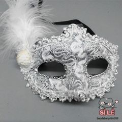 Mặt Nạ Lông Vũ Công Chúa - Mặt Nạ Halloween và Giáng Sinh Sang Trọng, Dễ Dàng Phối Đồ Thời Trang, Tiệc Hóa Trang