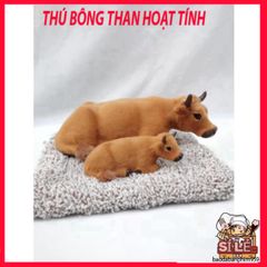 Thú Bông Ngựa Đôi Màu Vàng - Khử Mùi, Lọc Khí Tự Nhiên Cho Ô Tô, Phụ Kiện Dễ Thương Cho Bé Yêu