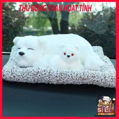 Thú Bông Hình Con Bò Than Hoạt Tính - Khử Mùi Hôi Cho Ô Tô & Nhà, Thiết Kế Dễ Thương, 99% Giống Thật, Phụ Kiện Trang Trí Sáng Tạo
