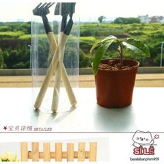 Bộ Dụng Cụ Làm Vườn Mini 3 Món - Xẻng, Cào Đất, Cây Ba Chia - Dụng Cụ Hoàn Hảo Cho Tín Đồ Yêu Cây Cảnh Tại Nhà