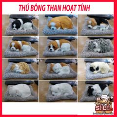 Thú Bông Khử Mùi Chó Mèo Sói Gấu Chứa Than Hoạt Tính - Đồ Trang Trí Ô Tô Dễ Thương, Duy Trì Không Khí Trong Lành