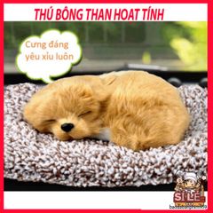 Thú Bông Khử Mùi Chó Mèo Sói Gấu Chứa Than Hoạt Tính - Đồ Trang Trí Ô Tô Dễ Thương, Duy Trì Không Khí Trong Lành