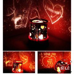 Đèn Chiếu Hình Sao LED Ấm Áp - Trang Trí Phòng Ngủ Lãng Mạn, Khám Phá Vũ Trụ Tại Nhà, Đồ Trang Trí Yên Bình