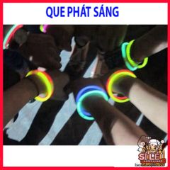 Hộp 100 Que Phát Sáng Đa Màu - Vòng Đeo Tay Dạ Quang Tiện Lợi Cho Tiệc Tối và Sự Kiện Ngoài Trời