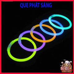 Hộp 100 Que Phát Sáng Đa Màu Kèm 100 Đầu Nối Tạo Vòng Đeo Tay Dạ Quang - Đồ Chơi Tiệc Tùng Vui Nhộn, An Toàn và Dễ Sử Dụng