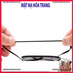 Mặt nạ che một mắt với kiểu dáng đầu lâu độc đáo cho lễ hội Halloween, hoàn hảo cho tạo hình hải tặc.