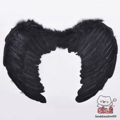 Cánh Cụp Cosplay Lễ Hội Thiên Thần - Cánh Lông Vũ Trắng/Đen/Hồng cho Halloween - Trang Phục Hóa Trang Độc Đáo