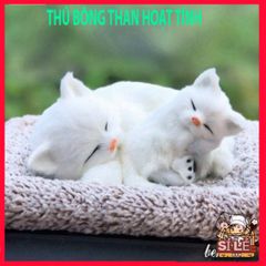 Gấu Bông Cute Có Than Hoạt Tính Khử Mùi - Gối Trang Trí Xe Hơi 20-28cm, Giúp Không Gian Dễ Chịu và An Toàn cho Gia Đình