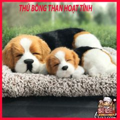 Thú Bông CÚN BÔNG TRẮNG Khử Mùi - Mềm Mại, Thiết Kế Dễ Thương, Lõi Than Hoạt Tính Cho Xe Ô Tô và Taplo