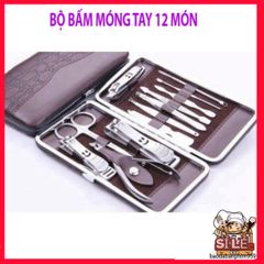 Bộ Kềm Bấm Móng Tay 12 Chi Tiết Cao Cấp - Dụng Cụ Chăm Sóc Móng Tay Mini Tiện Lợi, Sang Trọng Cho Phái Đẹp