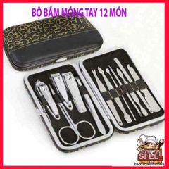 Bộ Kềm Bấm Móng Tay 12 Chi Tiết Cao Cấp - Dụng Cụ Chăm Sóc Móng Tay Mini Tiện Lợi, Sang Trọng Cho Phái Đẹp
