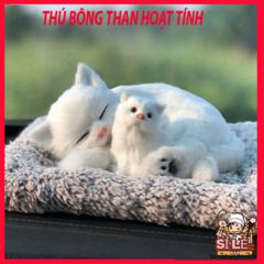 Thú Bông Lõi Than Hoạt Tính Khử Mùi Và Lọc Không Khí Cho Ô Tô - Bộ Đồ Chơi Dễ Thương Cho Chó Mèo, Trang Trí Sang Trọng