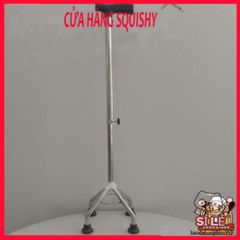 Gậy Batoong 4 Chân INOX Điều Chỉnh Cao Thấp - Dụng Cụ Hỗ Trợ Tập Đi An Toàn Cho Người Già, Người Khuyết Tật