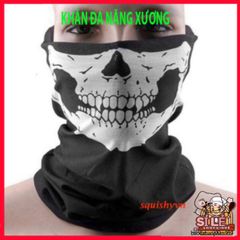 Khăn Phượt Đazinăng Trùm Đầu Chống Chói Chống Bụi - Khẩu Trang Độc Đáo Hoa Văn Xương Thời Trang Du Lịch